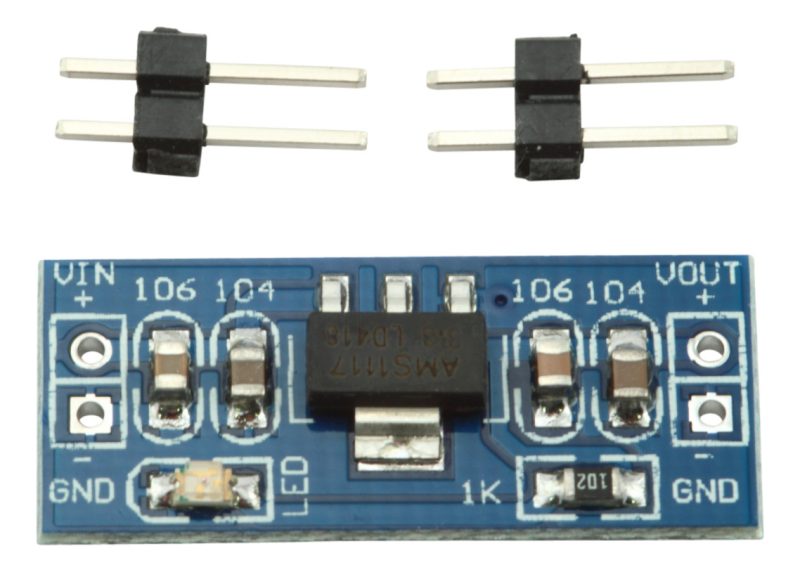Modulo 3 Unidades De Regulador Ams1117 3.3v Yp-8 Con Pines - Image 6