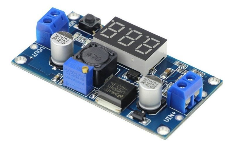 2 X Fuente Lm2596 Step-down Dc-dc 1,23-35v 3a Voltimetro - Image 4