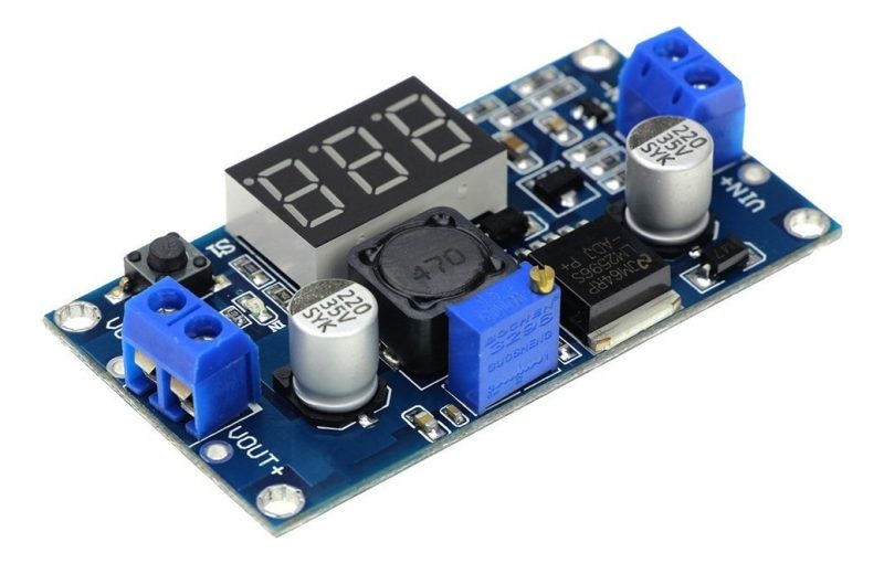 2 X Fuente Lm2596 Step-down Dc-dc 1,23-35v 3a Voltimetro - Image 3