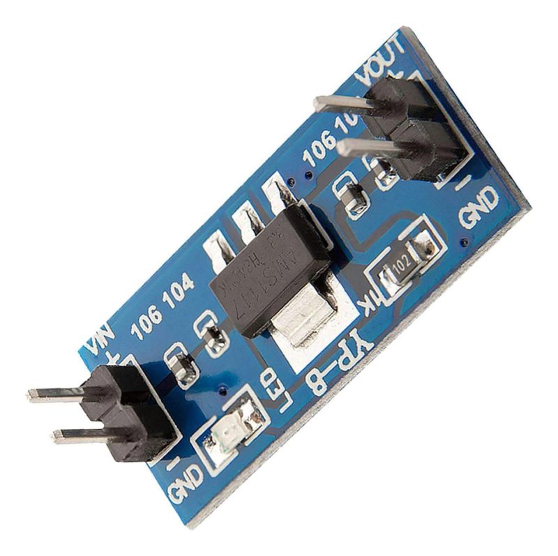 Modulo 3 Unidades De Regulador Ams1117 3.3v Yp-8 Con Pines - Image 4