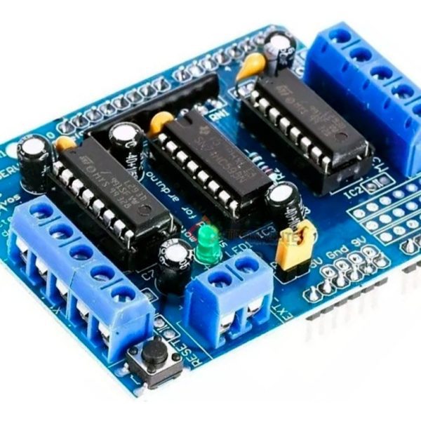 Motor Shield Driver L293d Puente H Pap Dc Servo Arduino L293