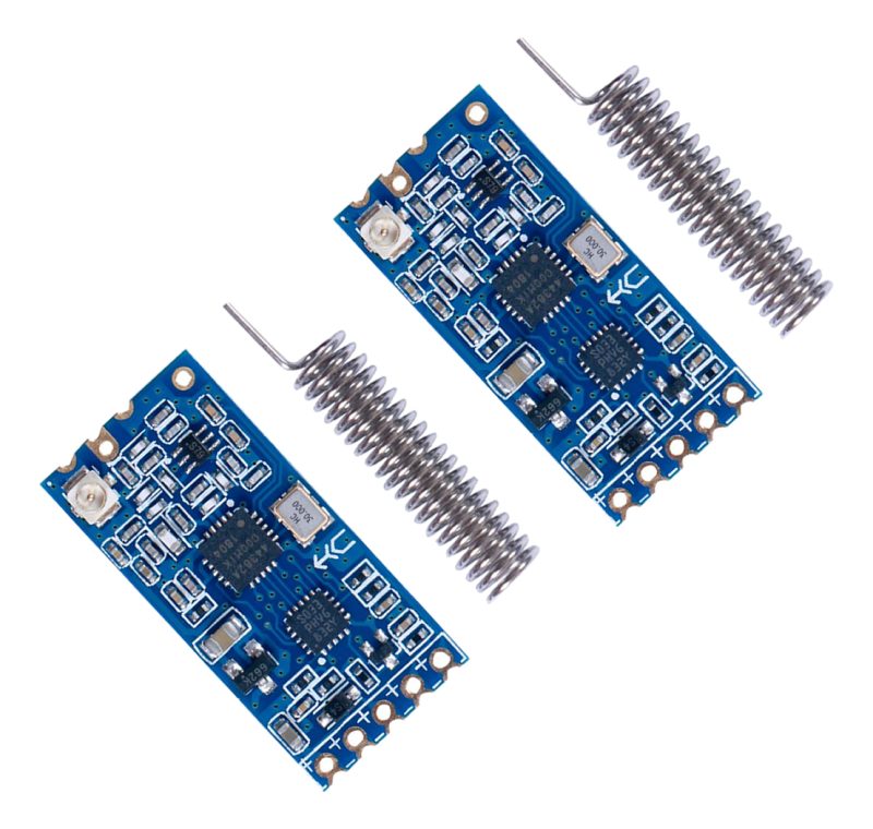 2 X Modulo Hc-12 Si4463 Transmisor Receptor 433mhz 1km Uart