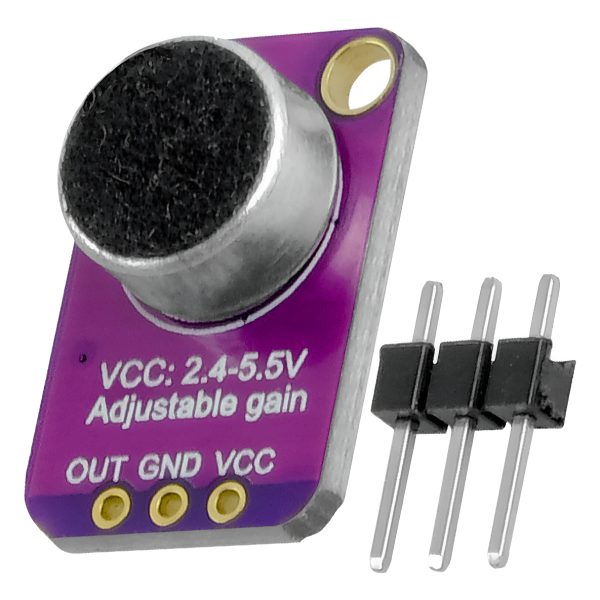 Gy-max4466 Placa Amplificador Microfono Max4466 2,4-5 V