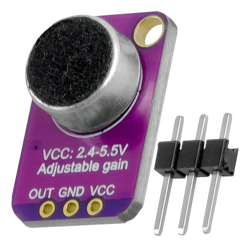 Gy-max4466 Placa Amplificador Microfono Max4466 2,4-5 V