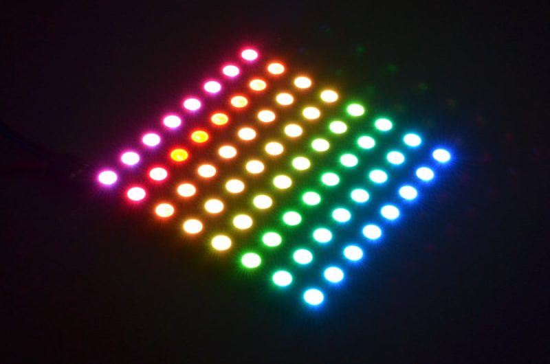 Modulo Matriz De 64 Led Rgb Ws2812 8x8 Arduino Esp32 Stm32 - Image 9