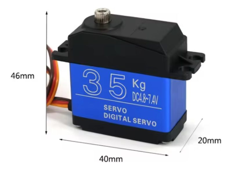 Servomotor Digital Ds3235 35 Kg De Torque Impermeable 180g - Image 4