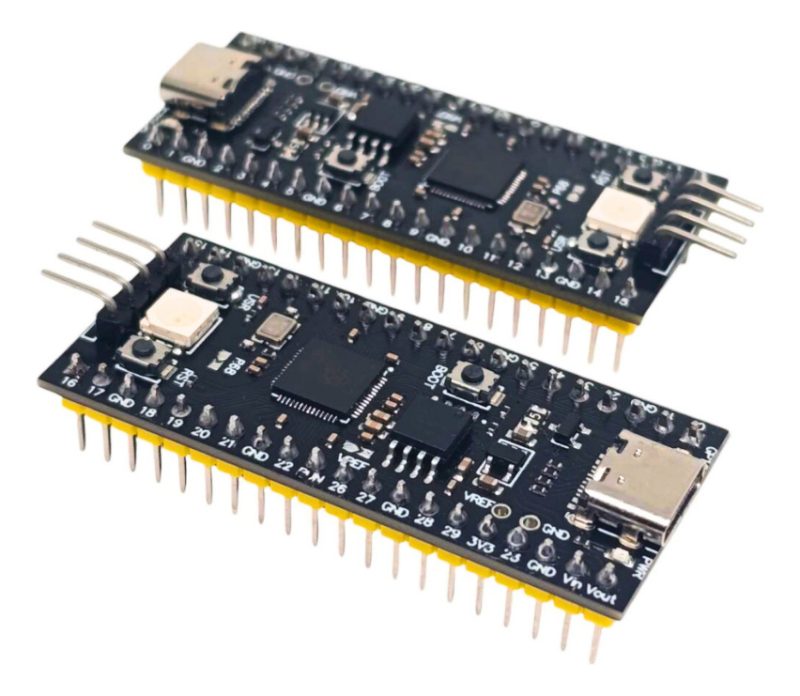 2 X Raspberry Pi Pico Rp2040 Dual Usb C 16mb *pines Soldados