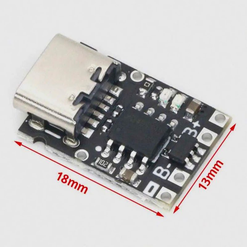 2x MÃ³dulos Tp4057 Tp4056 V2 Carga Bateria ProtecciÃ³n Usb-c - Image 3