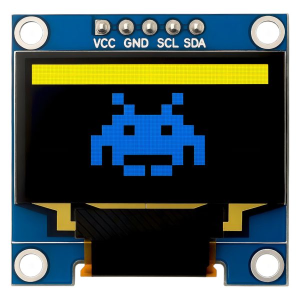 Display Oled 0.96 Azul Amarillo 128x64 I2c Ssd1306 Arduino