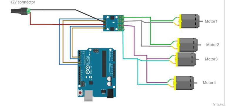 L9110s Modulo Puente H Driver 4 Canales Motores, Arduino - Image 6
