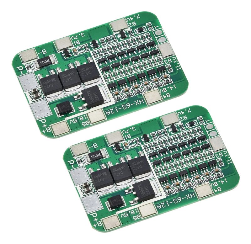 2 X Bms Cargador Bateria 6s Lipo Litio 6 Celdas 15a 12-24v