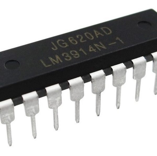 2 X Circuito Integrado Lm3914n Lm3914n-1 Lm3914 Dip-18
