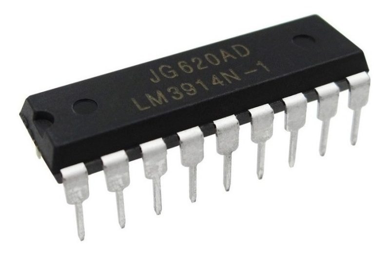 2 X Circuito Integrado Lm3914n Lm3914n-1 Lm3914 Dip-18