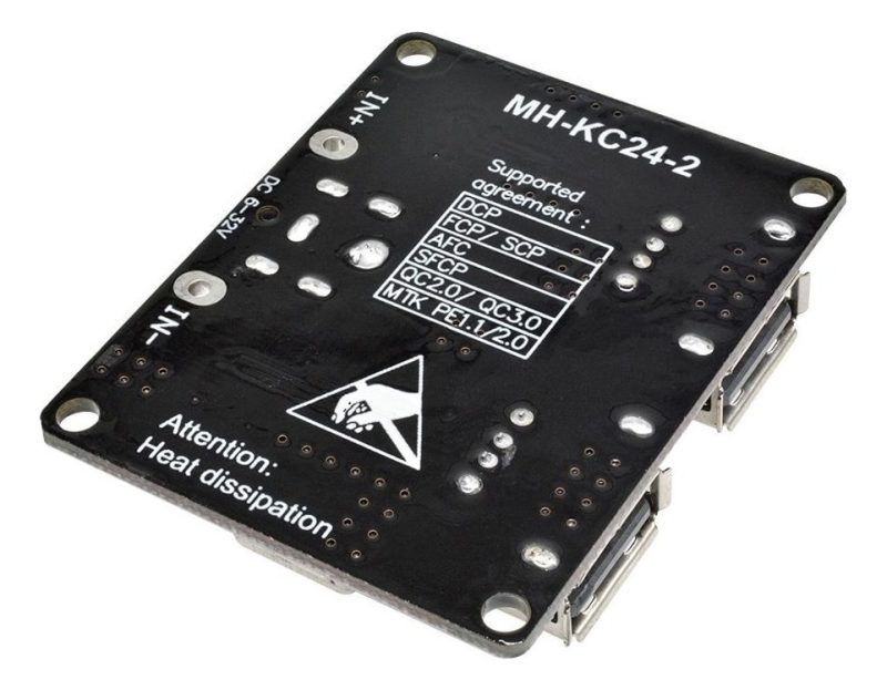 Modulo Cargador Rapido Usb Qc3.0 Doble 5v 9v 12v 24w - Image 4