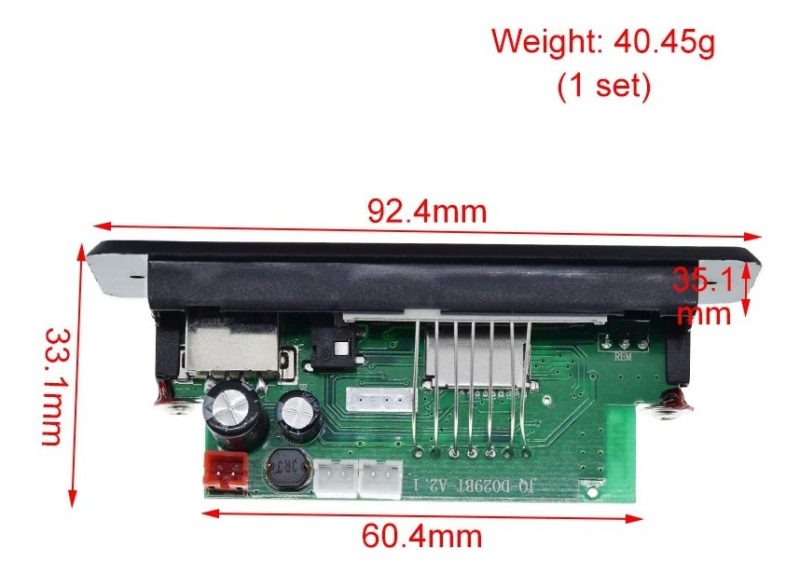 Modulo Audio Bluetooth 5 Jq-d029bt Sd Fm Mp3 5-32v 6w Diy - Image 5