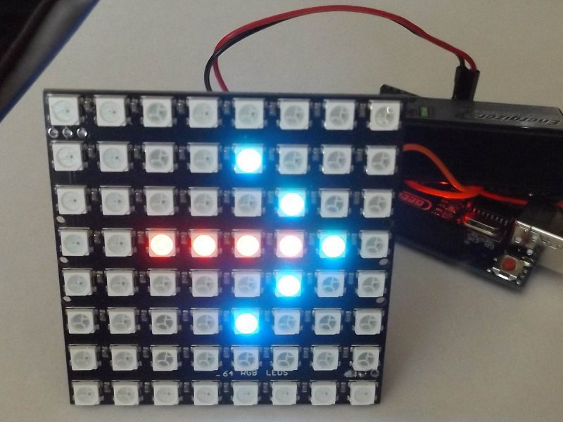 Modulo Matriz De 64 Led Rgb Ws2812 8x8 Arduino Esp32 Stm32 - Image 6