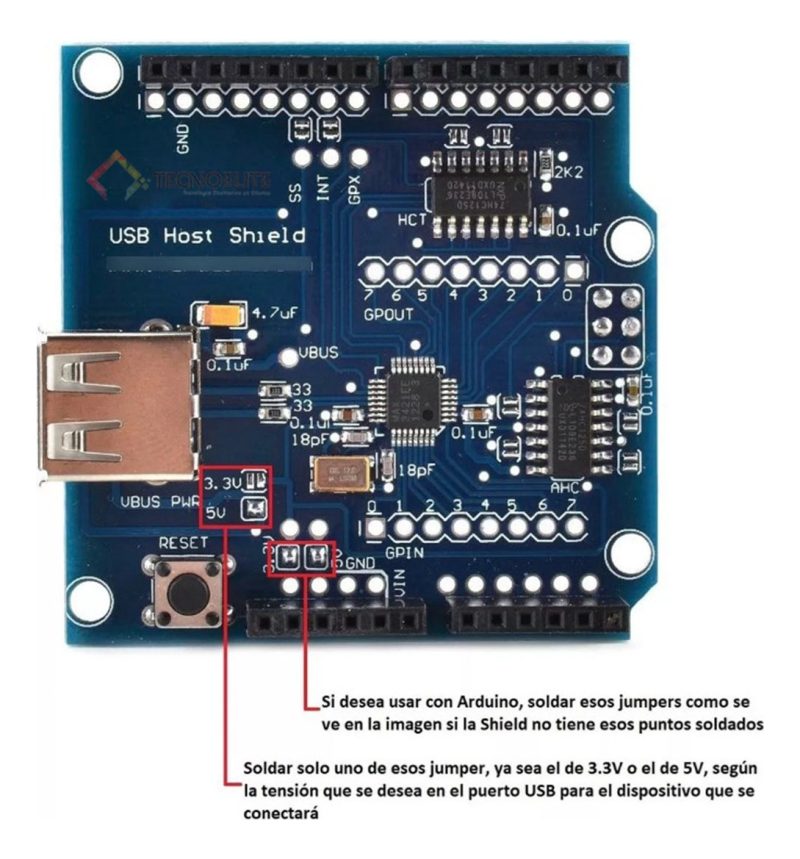 Shield Usb Host 2.0 Proyectos Arduino Google Android Adk - Image 4