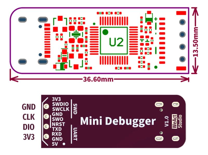 Stlink V2 2.1 Programador Para Stm32 Actualizable Chip Origi - Image 2