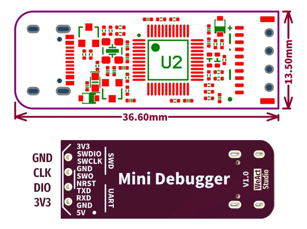 Stlink V2 2.1 Programador Para Stm32 Actualizable Chip Origi 2 Stlink V2 2.1 Programador Para Stm32 Actualizable Chip Origi - Image 2