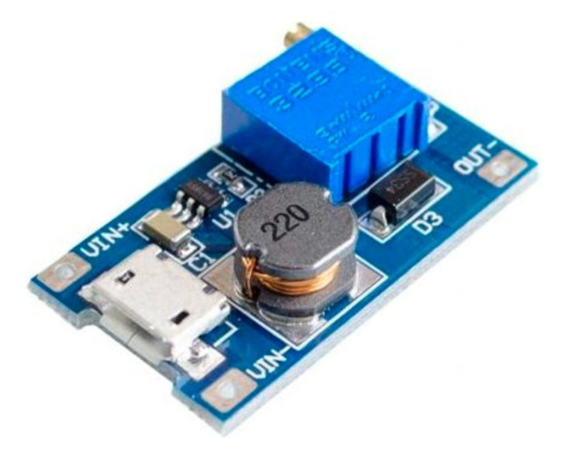 2 X MÃ³dulo Elevador De Voltaje Mt3608 Dc Step Up + Micro Usb - Image 6