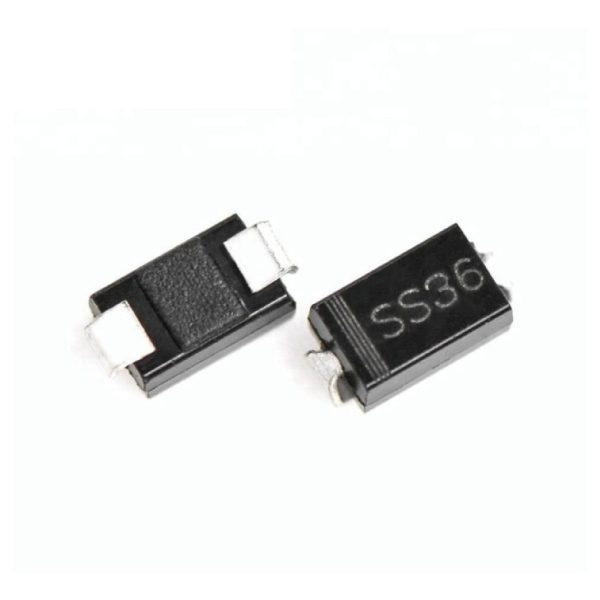 5 X Diodo Ss36 Ss36 = Sk36 Smc 7 X 6mm Diodo Schottky 60v 3a