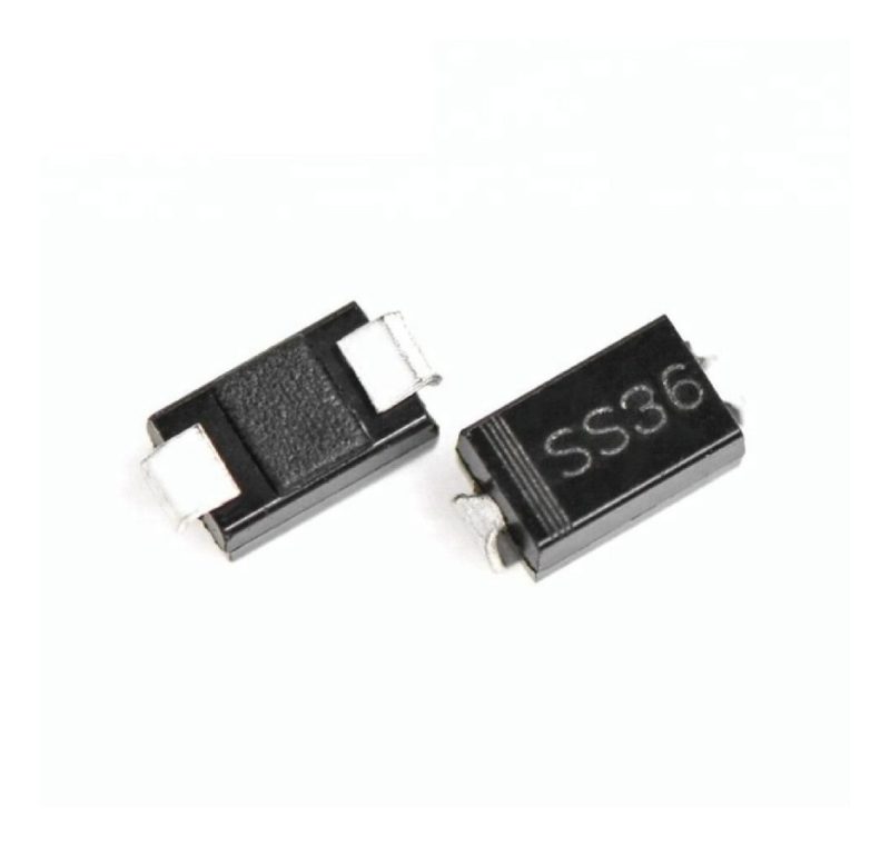 5 X Diodo Ss36 Ss36 = Sk36 Smc 7 X 6mm Diodo Schottky 60v 3a