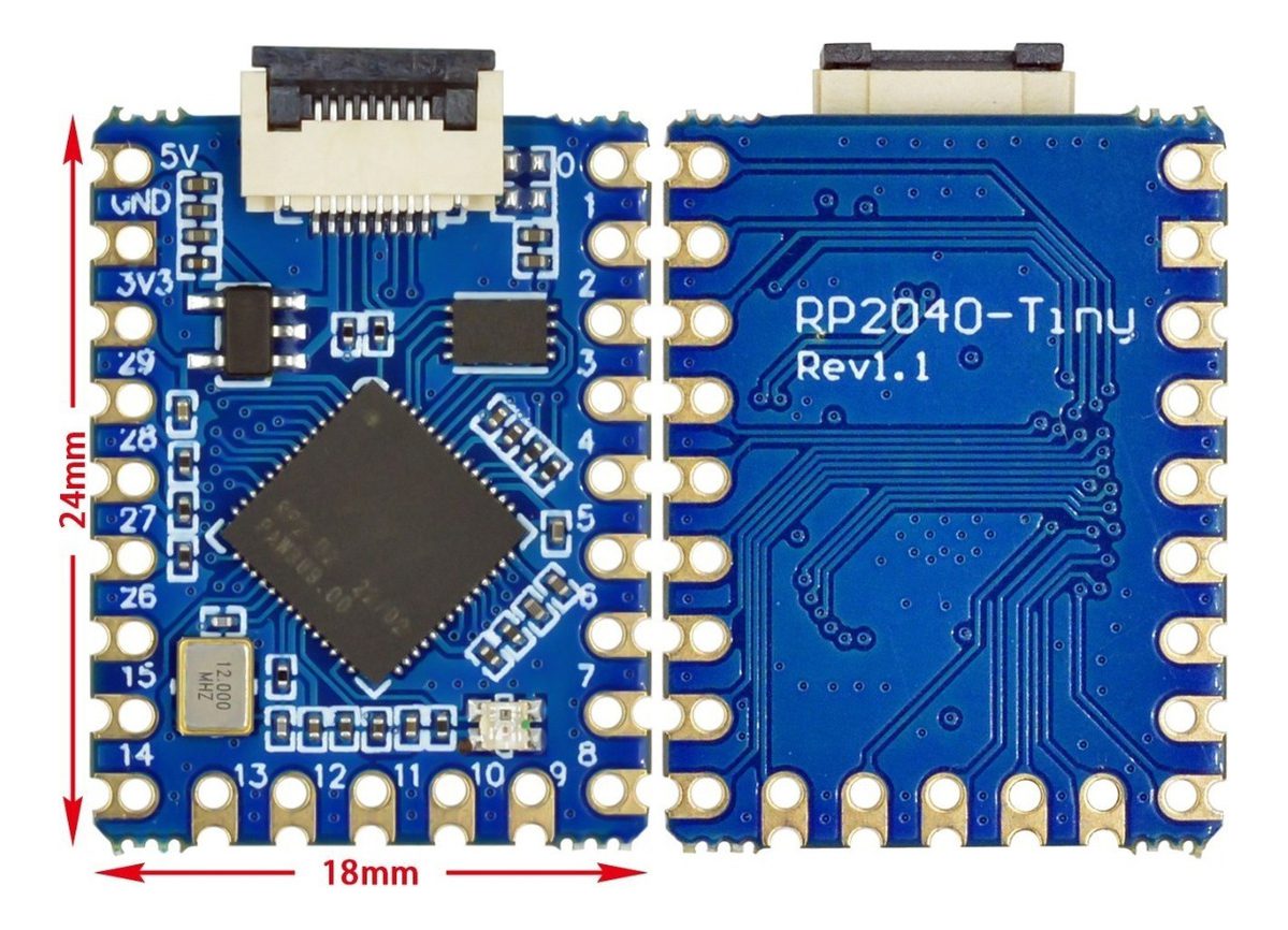 Tarjeta Raspberry Pi Pico Rp2040-tiny+programador Compacta 7 Tarjeta Raspberry Pi Pico Rp2040-tiny+programador Compacta - Image 7