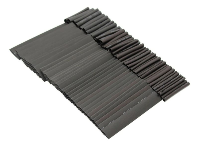 Kit Cable Tubo Termoencogible Negro Varias Medida 127 Piezas - Image 4