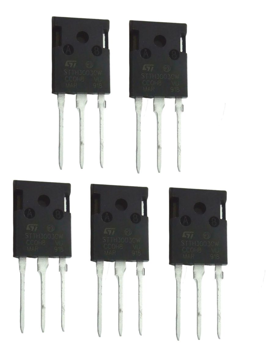 5x Stth3003cw Stth3003 300v 30 A Diodo Rect. Ultrarapido 1 5x Stth3003cw Stth3003 300v 30 A Diodo Rect. Ultrarapido