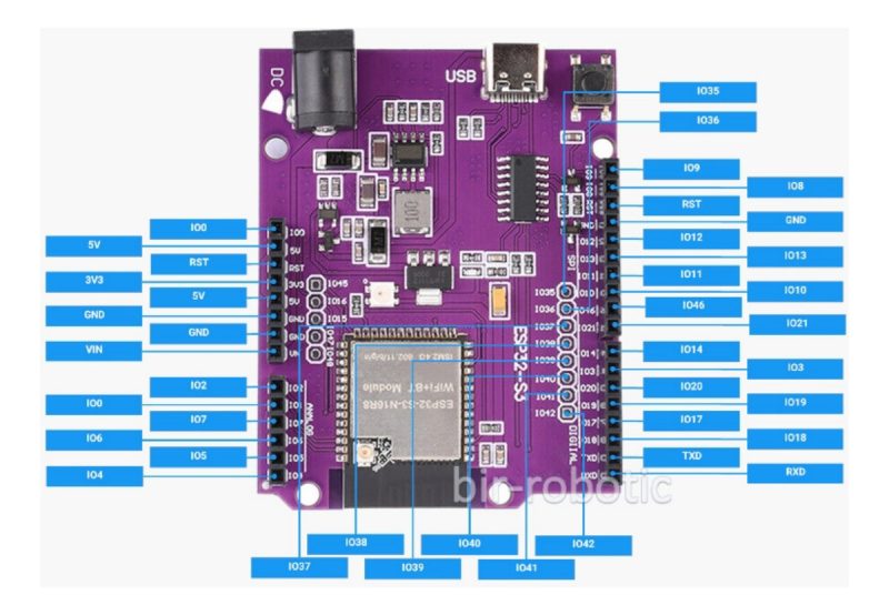 Tarjeta Esp32 N16r8 S3 Uno Wifi Ble Usb C - Image 6