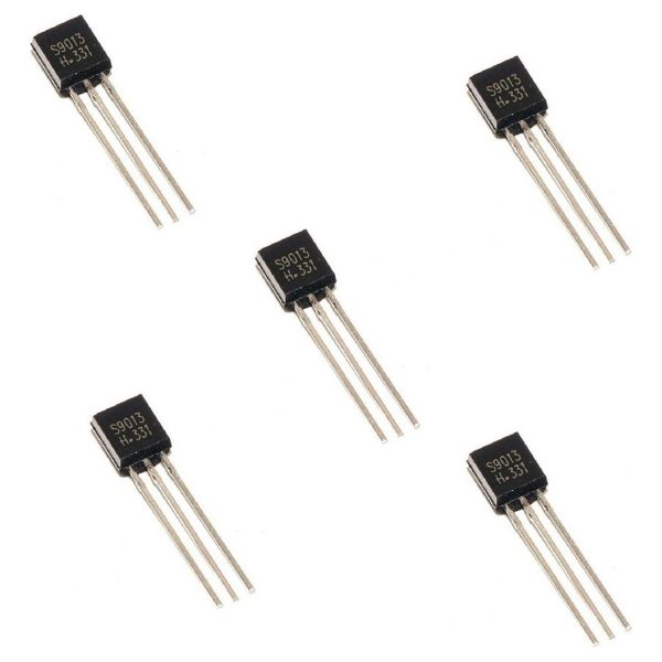 Pack 6x Transistor S9013 Npn 25v 500ma To92 Arduino Stm32