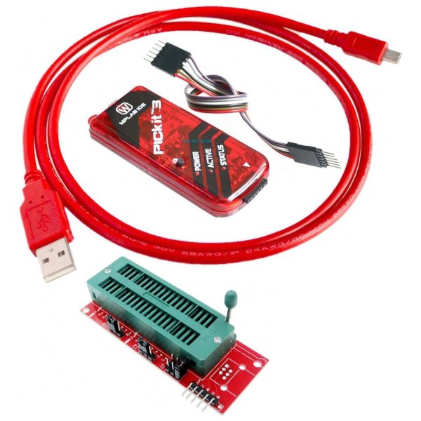Programador Pic Pickit 3 Debugger Microchip Memorias