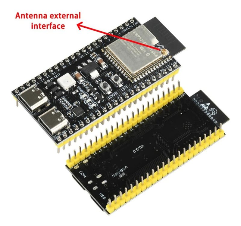 Esp32 S3 Devkitc V2 N16r8 240mhz Wifi Ble 5 Mesh Ia + Ipex - Image 3