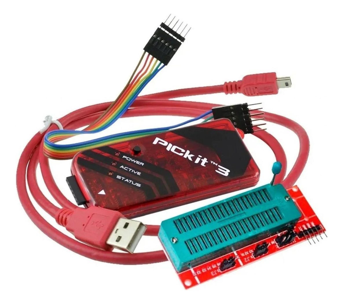 Programador Pic Pickit 3 Debugger Microchip Memorias 2 Programador Pic Pickit 3 Debugger Microchip Memorias - Image 2