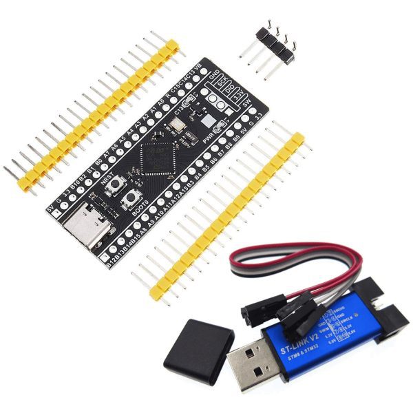Stm32f401ccu6 Black Pill + Stlink V2, Funciona Stm32cubeide