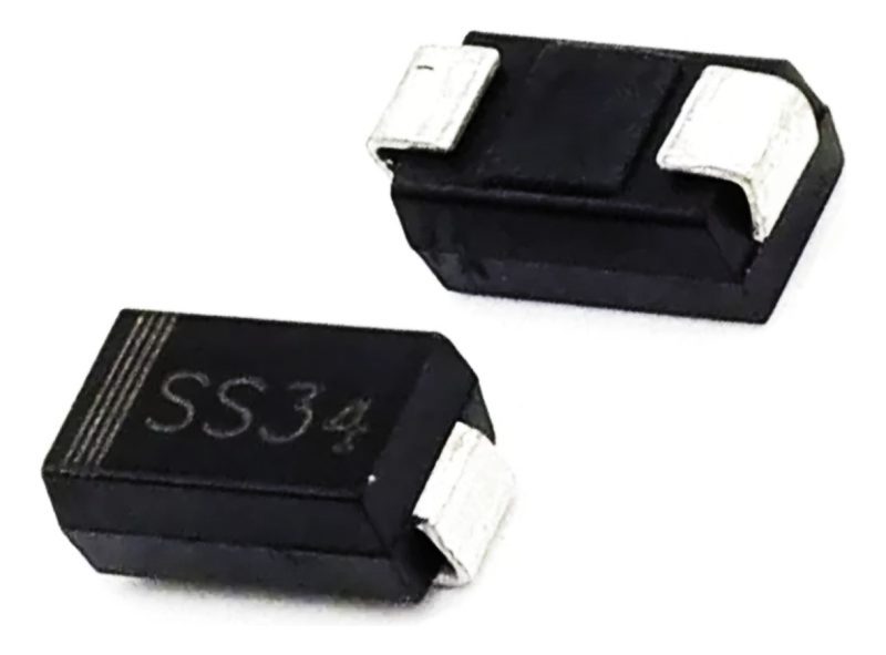 10 X Diodo Schottky Ss34 Sk34 40v 3a  Smd