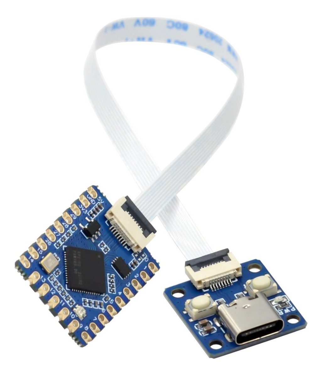 Tarjeta Raspberry Pi Pico Rp2040-tiny+programador Compacta 1 Tarjeta Raspberry Pi Pico Rp2040-tiny+programador Compacta