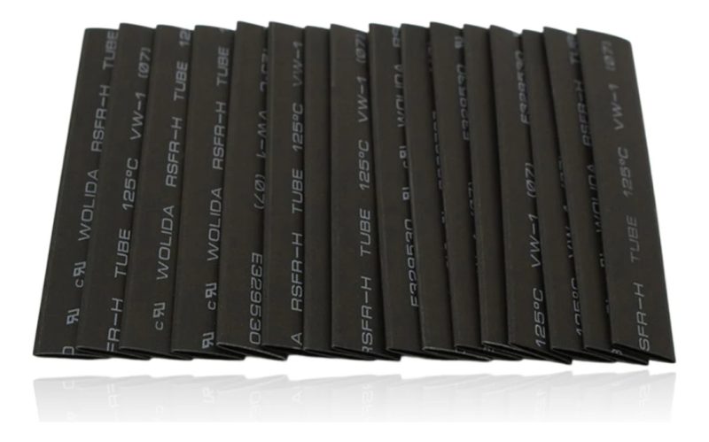 Kit Cable Tubo Termoencogible Negro Varias Medida 127 Piezas - Image 8