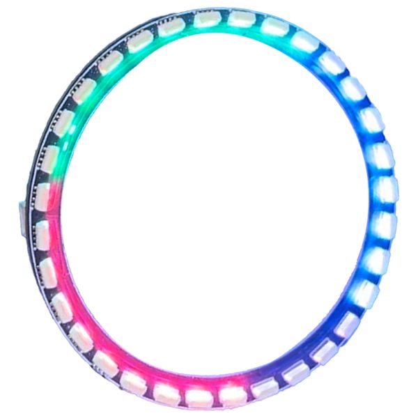Anillo 32 Leds Rgb 5050 Ws2812 Neopixel Ring 86mm X 44mm