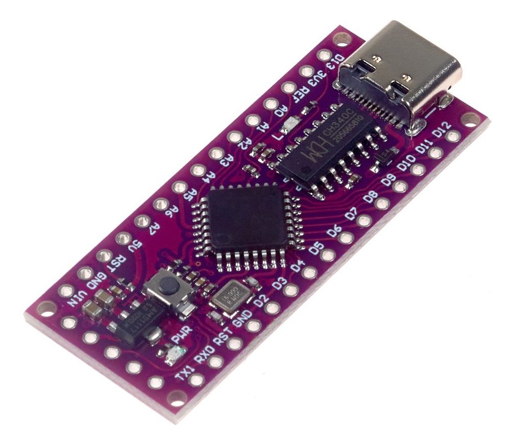 Tarjeta Lgt8f328p-lqfp32 Ht42b534-1 Arduino Nano + Pines