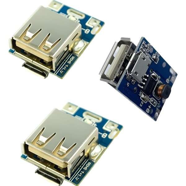 3 X Cargador Usb Modulo Potencia 5v Boost Step Up Diy 134n3p