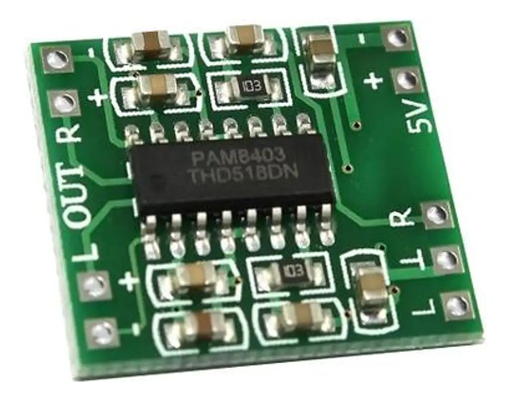 Kit Modulo Amplificador Pam8403 Estéreo + 2 Bocinas Y Cables 2 Kit Modulo Amplificador Pam8403 Estéreo + 2 Bocinas Y Cables - Image 2