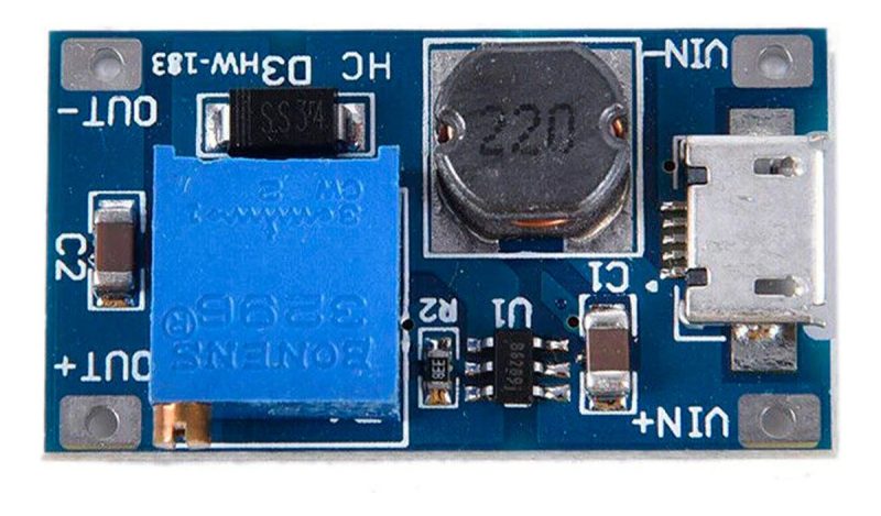 2 X MÃ³dulo Elevador De Voltaje Mt3608 Dc Step Up + Micro Usb - Image 4