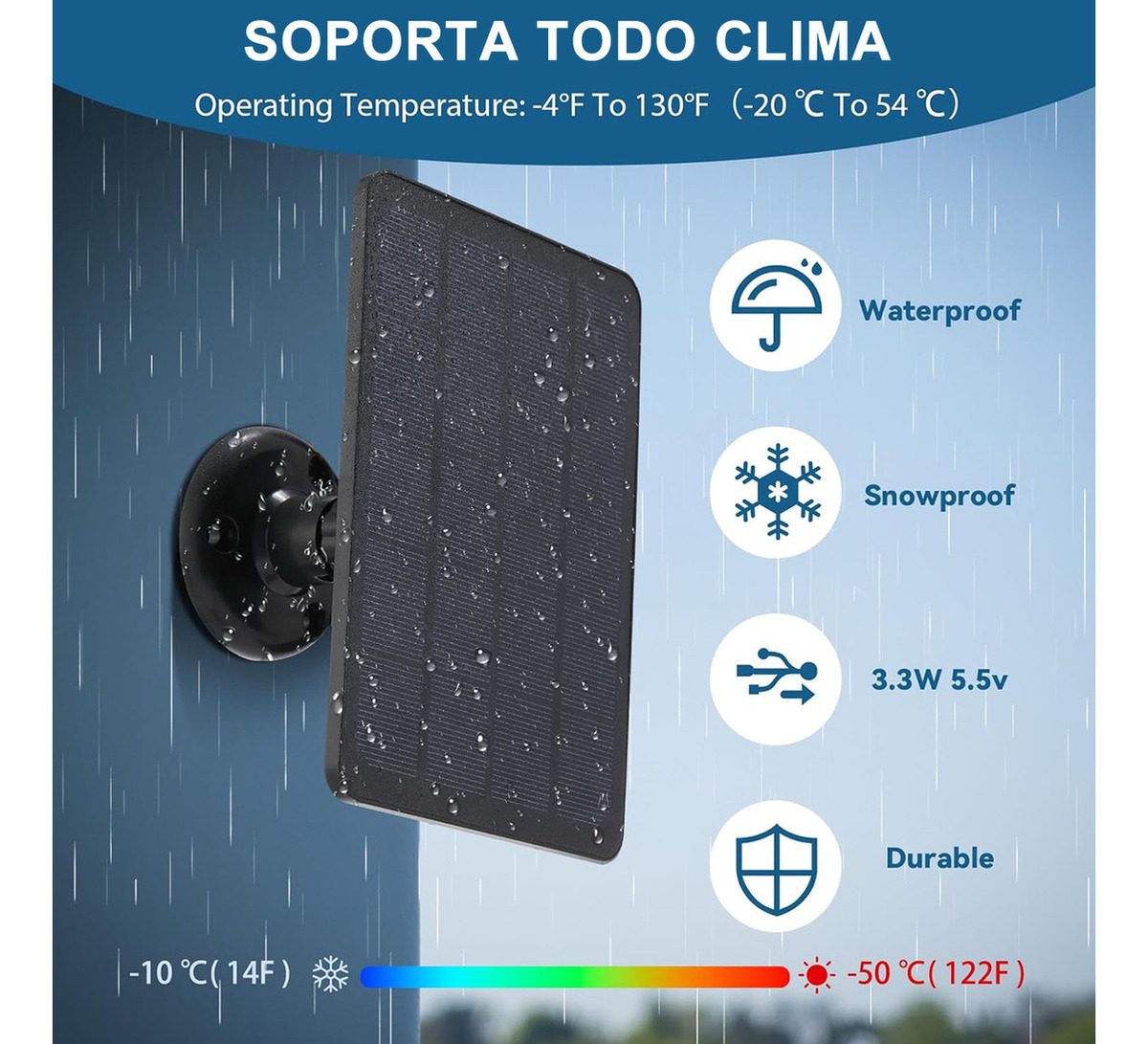 Kit Solar Impermeable Panel 4w Base 360g Cable 3m Placa Iot 3 Kit Solar Impermeable Panel 4w Base 360g Cable 3m Placa Iot - Image 3