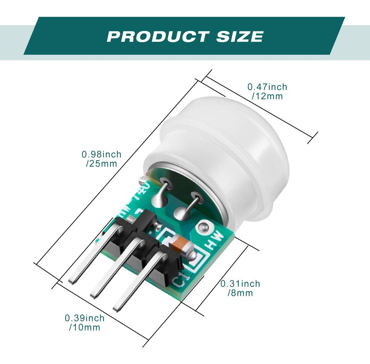 Hc-sr312 Am312 Mini Pir Sensor Movimiento Humano Arduino 9 Hc-sr312 Am312 Mini Pir Sensor Movimiento Humano Arduino - Image 9