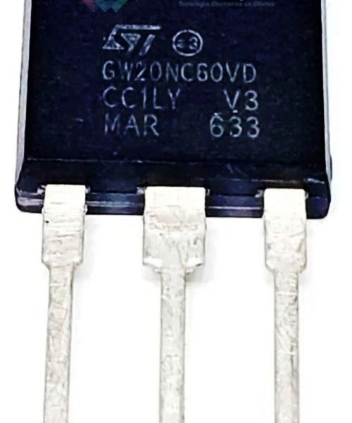 Gw20nc60vd St Gw20n 20nc60vd Igbt 600v 60a 200w To247