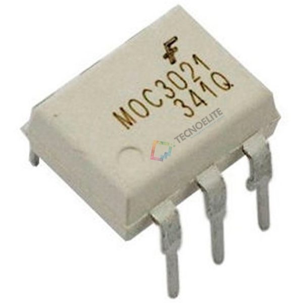 2 X Moc3031 Optoacoplador Con Salida A Triac Cruce Por Cero