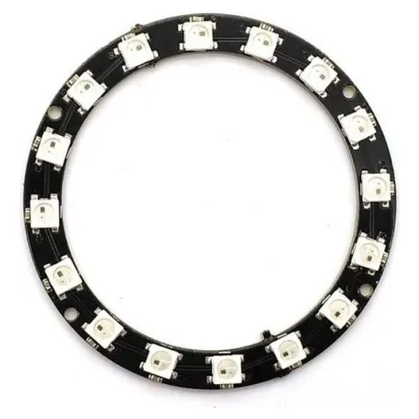 Anillo 16 Leds Rgb 5050 Ws2812 Neopixel Ring 45mm X 32mm