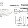 G71c28u Irg7ic28u G7ic28u Igbt 600v 40w Transistor Original - Image 5