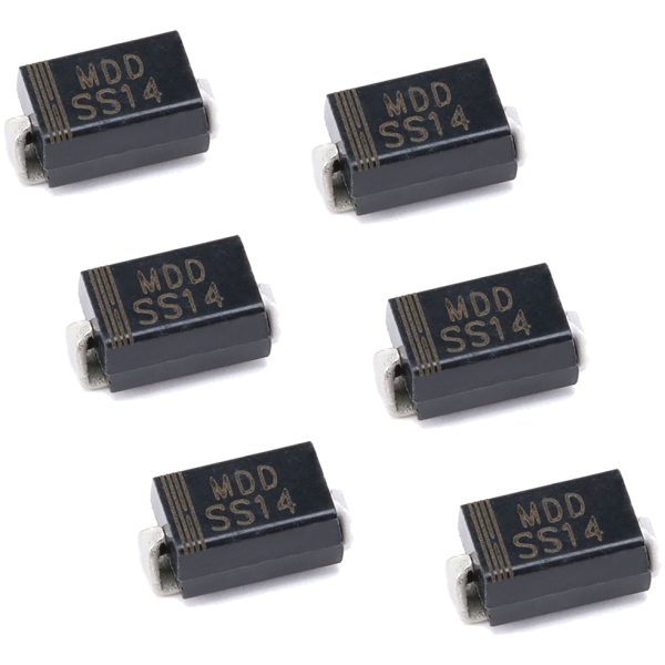6 X Diodo Ss14 Sk14 Para Reparacion 40v 1a